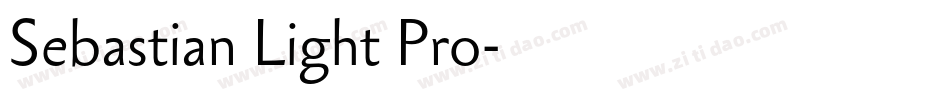 Sebastian Light Pro字体转换